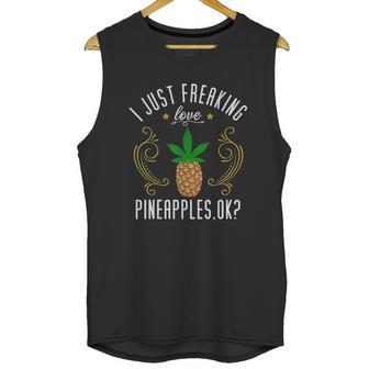 Pineapple Weed Funny Marijuana Lover Gift Unisex Tank Top | Favorety AU