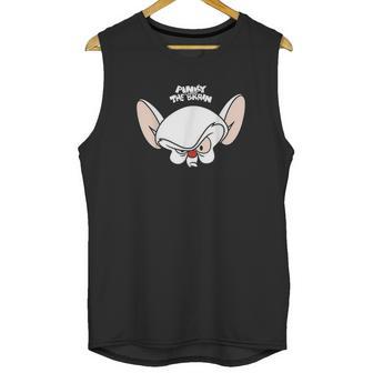 Pinky And The Brain Big Face Unisex Tank Top | Favorety