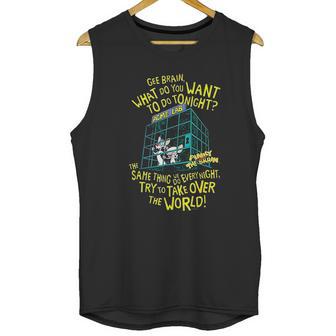 Pinky And The Brain The World Unisex Tank Top | Favorety CA