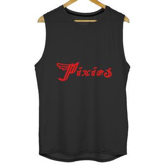 Pixies Band Logo Art Wing Red Unisex Tank Top | Favorety