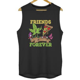 Pizza Weed Friends Forever Unisex Tank Top | Favorety