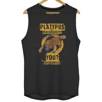 Platypus Make Me Happy Unisex Tank Top | Favorety AU