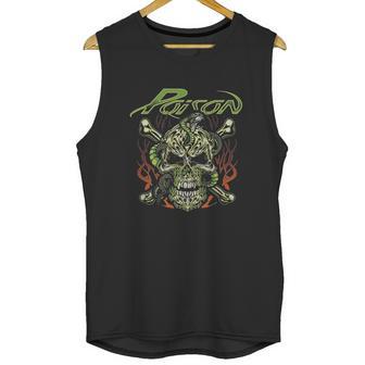 Poison Band With Skull Unisex Tank Top | Favorety