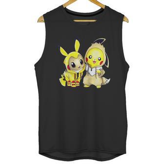 Pokemon Eevee And Pikachu Unisex Tank Top | Favorety