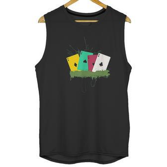 Poker Card Deck Ace Diamond Heart Gambling Spade Unisex Tank Top | Favorety UK