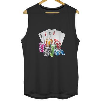 Poker King Queen Card Casino Chip Gambling Unisex Tank Top | Favorety DE