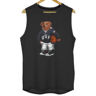 Polo Bear Stadium Unisex Tank Top | Favorety AU