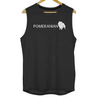 Pomeranian Dog Logo Unisex Tank Top | Favorety