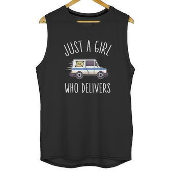 Postwoman Saying Mailwoman Mail Carrier Unisex Tank Top | Favorety UK