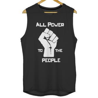 All Power To The People Panthers Party Civil Rights Graphic Design Printed Casual Daily Basic Unisex Tank Top | Favorety AU