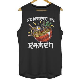 Powered By Ramen Vintage Japanese Ramen Anime Noodle Lover Unisex Tank Top | Favorety AU