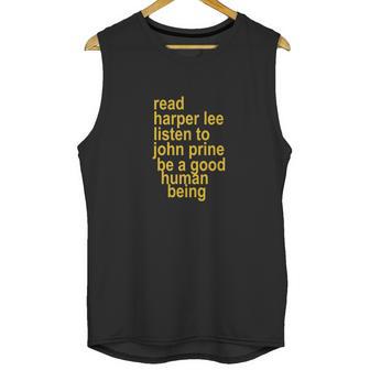 Prayer For John Prine Harper Lee To Kill A Mockingbird Bruised Orange Unisex Tank Top | Favorety