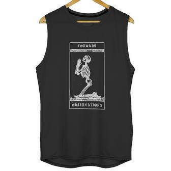 Praying Skeleton Forward Observations Group Unisex Tank Top | Favorety AU