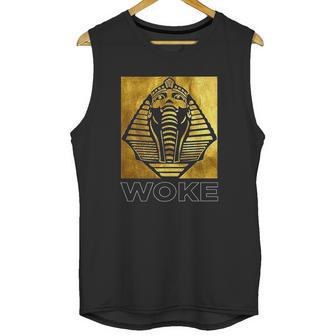 Pride Woke African American Egyptian Kemetic King Tut Unisex Tank Top | Favorety DE