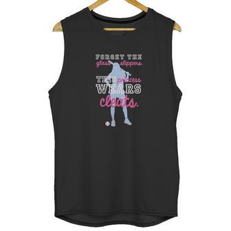 This Princess Wears Cleats Softball Tees By Chalktalk Sports Unisex Tank Top | Favorety