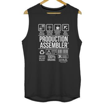 Production Assembler Unisex Tank Top | Favorety CA