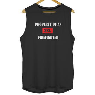 Property Of An Xxl Firefighter Unisex Tank Top | Favorety UK