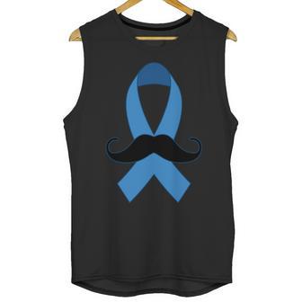 Prostate Mustache Ribbon Unisex Tank Top | Favorety UK