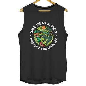 Protect The Wildlife Save The Rainforest Environmental Unisex Tank Top | Favorety