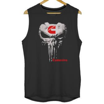 Punisher Skull Cummins Shirt Unisex Tank Top | Favorety