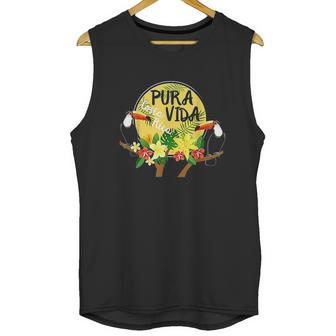 Pura Vida Costa Rica Toucan Tropical Surf Beach Unisex Tank Top | Favorety CA