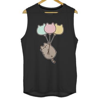 Pusheen The Cat Balloons Juniors Unisex Tank Top | Favorety UK