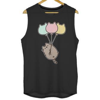 Pusheen The Cat Balloons Juniors Unisex Tank Top | Favorety CA