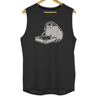 Pusheen The Cat Dj Juniors Unisex Tank Top | Favorety CA