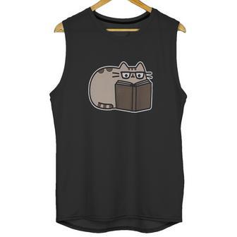 Pusheen The Cat Reading Juniors Unisex Tank Top | Favorety UK