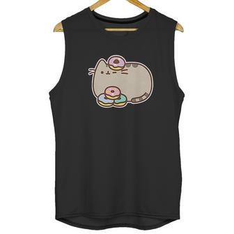 Pusheen Donut Stack Unisex Tank Top | Favorety CA