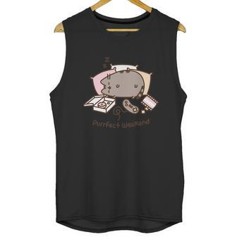 Pusheen Purrfect Weekend T-Shirt Unisex Tank Top | Favorety UK