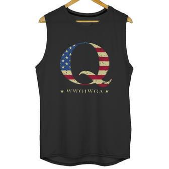 Qanon Wwg1wga Q Anon T-Shirt Great Awakening Maga Usa Tee Unisex Tank Top | Favorety CA