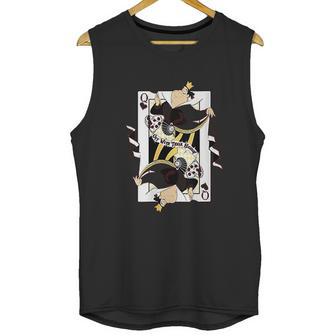 Queen Of Hearts Playing Card Unisex Tank Top | Favorety DE