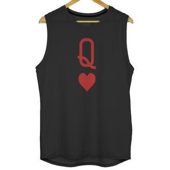 Queen Of Hearts Vintage Engraving Card T-Shirt Unisex Tank Top | Favorety AU