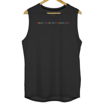 Queer Lgbtq Love Equality Bi Treat People With Kindness Unisex Tank Top | Favorety AU