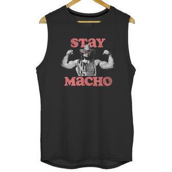 Randy Macho Man Savage Stay Macho Unisex Tank Top | Favorety