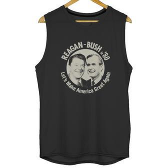 Reagan Bush 80 Campaign Unisex Tank Top | Favorety