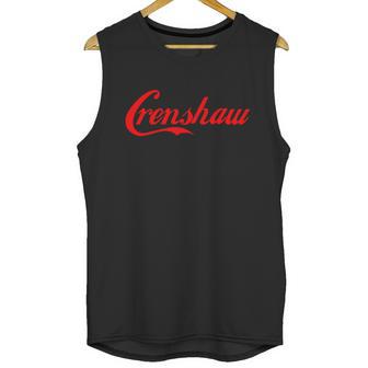 Red Crenshaw California Unisex Tank Top | Favorety