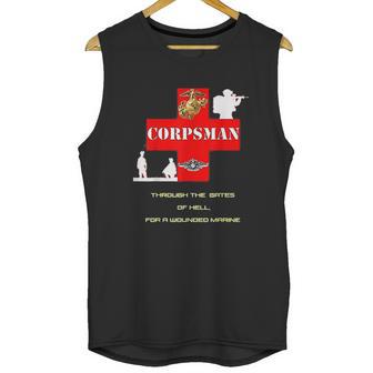 Red Cross Navy Corpsman Fmf Warfare Specialist Unisex Tank Top | Favorety UK