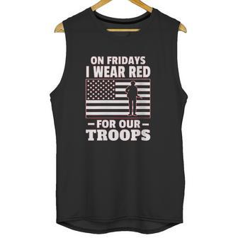 Red Fridays Military Supporter Unisex Tank Top | Favorety AU