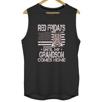 Red Fridays Until My Grandson Comes Home Military Unisex Tank Top | Favorety AU