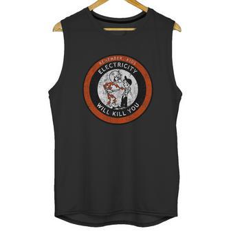 Remember Kids Electricity Funny Vintage Unisex Tank Top | Favorety DE