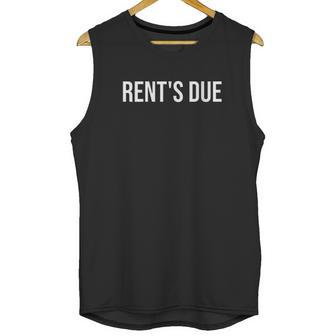 Rents Due Hardest Worker In The Room Motivation Unisex Tank Top | Favorety