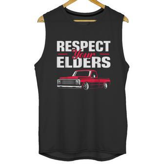 Respect Your Elders Classic Lowrider C10 Vintage Truck Unisex Tank Top | Favorety UK