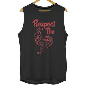 Respect The Sriracha Hot Sauce Officially Licensed Fitted Unisex Tank Top | Favorety CA