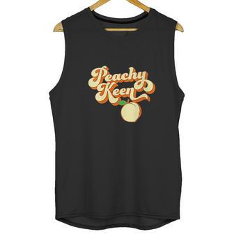 Retro 1980S Peachy Keen Unisex Tank Top | Favorety