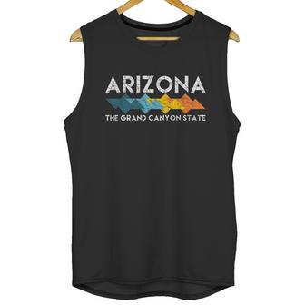 Retro Arizona Az The Grand Canyon State Hiking Backpacking Cool Gift Graphic Design Printed Casual Daily Basic Unisex Tank Top | Favorety CA