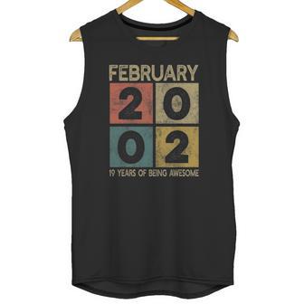 Retro Born In 2002 Limited Edition 19Th Bday 19 Years Old Unisex Tank Top | Favorety CA