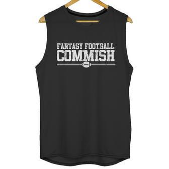 Retro Fantasy Football Commish Funny Sports Unisex Tank Top | Favorety