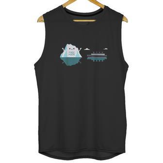 Retro Funny Titanic Cruise Ship Iceberg Unisex Tank Top | Favorety AU